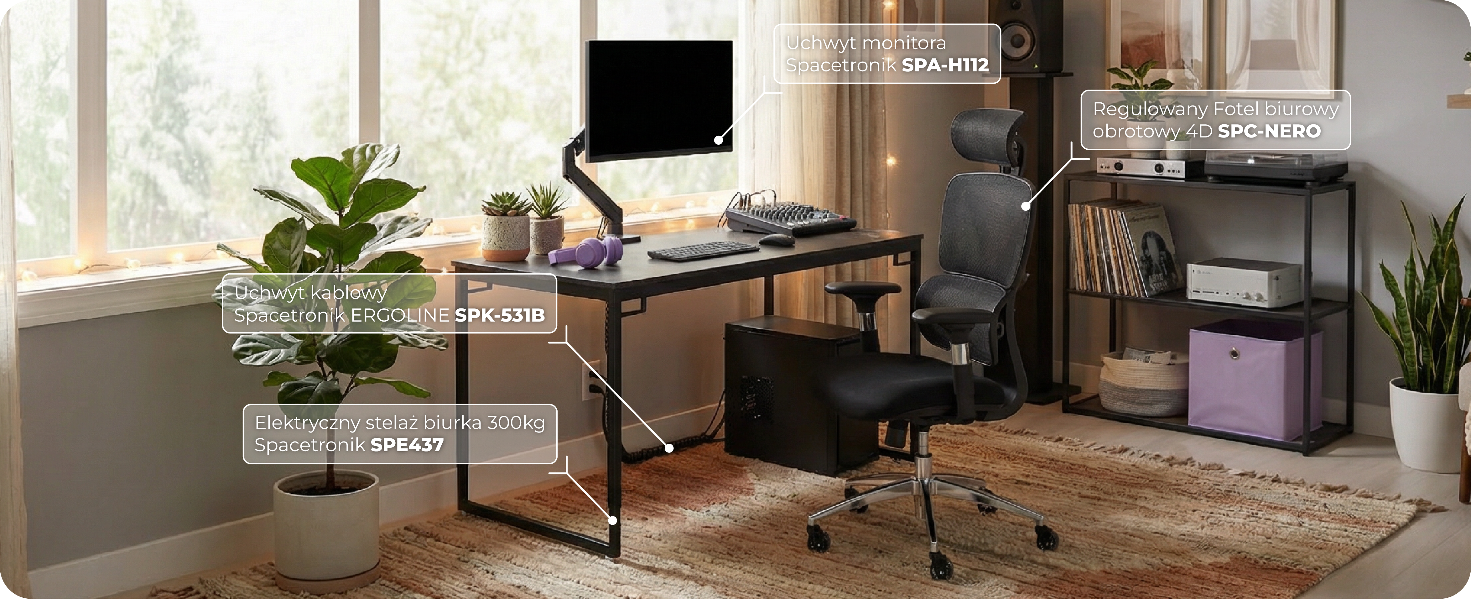 Elektrische Schreibtische von Spacetronik